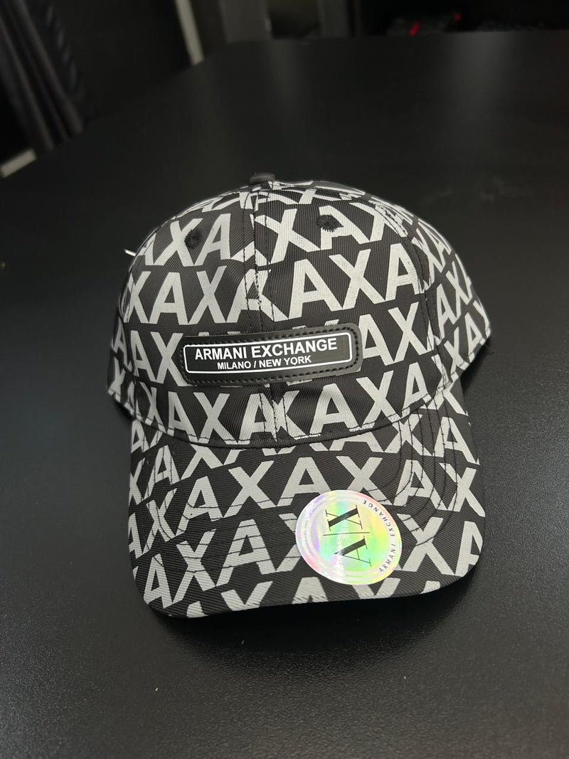 Boné Armani AX - Preto e Branco