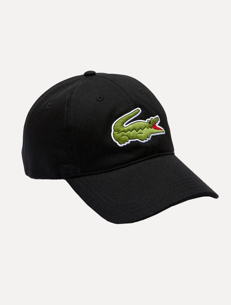 Boné Lacoste Big Croc - Preto