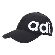 Boné Adidas Letreiro - Preto