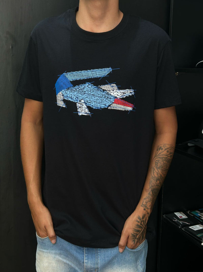 Camiseta Lacoste - Preta